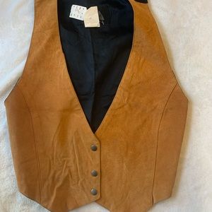 Vintage suede vest